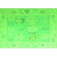 thumbnail image 1 of Ahgly Company Indoor Rectangle Oriental Green Traditional Area Rugs, 7' x 10', 1 of 4