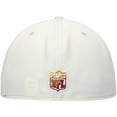 thumbnail image 4 of Men's New Era Cream Washington Commanders Chrome Color Dim 59FIFTY Fitted Hat, 4 of 6