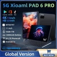 thumbnail image 2 of Tableta Xiaomi Pad 6 Pro 2024 nueva Android 13 16 GB 1 TB 10 núcleos 12000 mAh WPS GPS Bluetooth 5G Dual SIM Red Llamada telefónica Tablet PC, 2 of 5