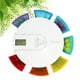 thumbnail image 4 of Pastillero semanal digital con 7 compartimentos de colores y alarma para tomar suplementos., 4 of 8