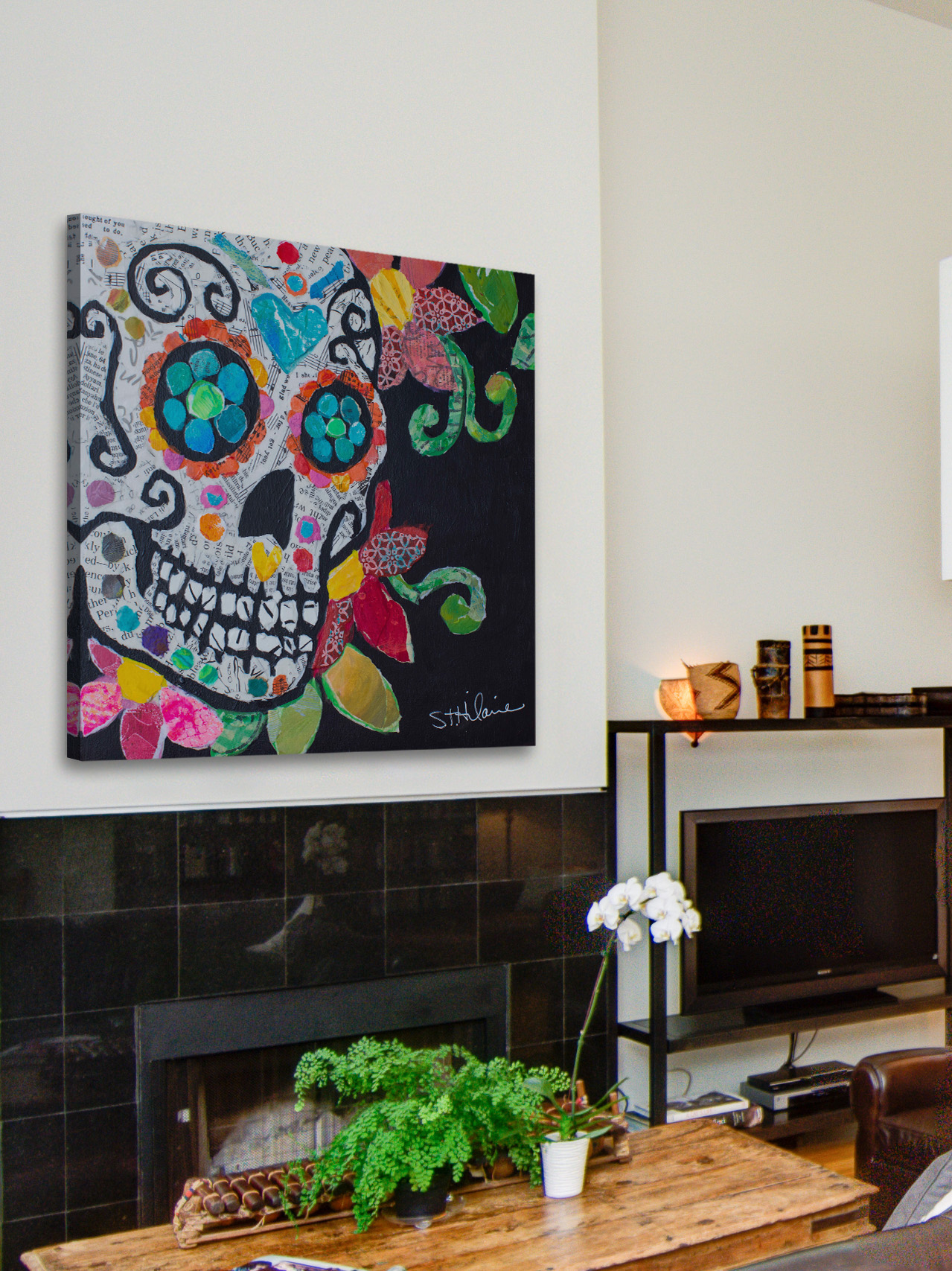 "True Self" Painting Print on Wrapped Canvas