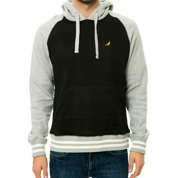 Staple Mens The Newcastle Hoodie Sweatshirt, Black, Medium