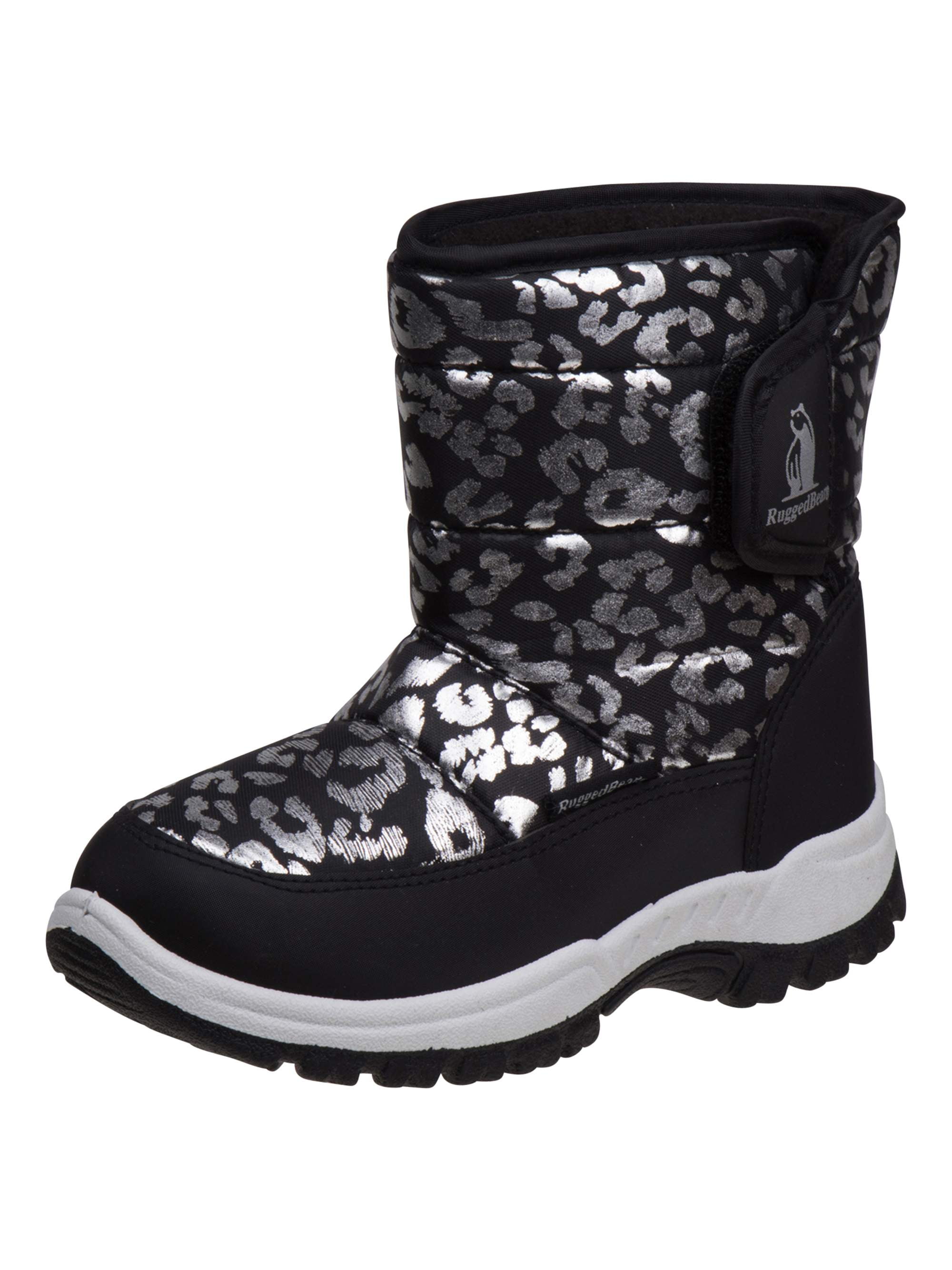 leopard snow boots