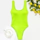 thumbnail image 5 of Bikini sin espalda de color sólido para mujer sexy Traje de baño de una pieza Traje de baño Conjunto de ropa de playa Fridja  nalpqowj24183, 5 of 5