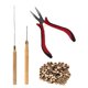 thumbnail image 3 of Hair Extension Plier Hair Extension Tools Sturdy Curved Nose for Barber Shop ANGGREK Otros, 3 of 8