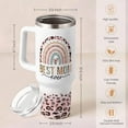 thumbnail image 3 of Mom Gifts for Women Mom Nutrition Facts Tumbler Stainless Steel 40oz with Handle Insulated Travel Cup Best Mom Ever Coffee Cup, Mother''s Day Christmas Birthday Gifts from Son Daughter, 3 of 6