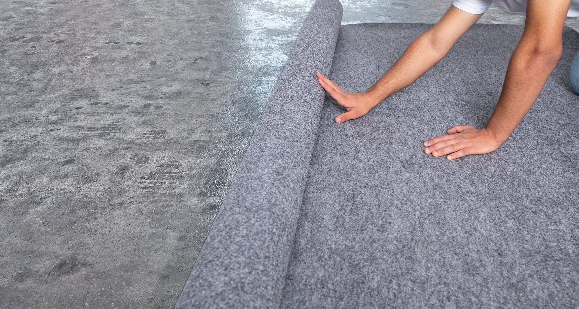 Ottomanson Absorbent Non-Slip Area Rug Pad Dual Surface Safe for Hardwood & Carpet, 8' x 10'