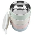 thumbnail image 1 of Domqga Portable Stainless Steel Thermal Lunch Box Container Bento Box Food Container, Thermal Lunch Box, Stainless Steel Thermal Lunch Box, 1 of 8