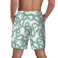 thumbnail image 4 of Goofa Hand Drawn Snake Printed Men's Swim Trunks Board Shorts Quick Dry Mens Swimming Trunks with Compression Liner,Breathable Fit Hawaii Beach Shorts-Large, 4 of 9