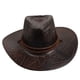 thumbnail image 4 of Sombrero de vaquero occidental personalizado, de cuero, a la moda, para exteriores, con visera para el sol, para verano, 4 of 5