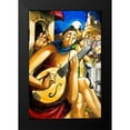 thumbnail image 2 of West, Ronald 11x14 Black Modern Framed Museum Art Print Titled - Guitar Girl, 2 of 5