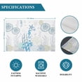 thumbnail image 6 of Coastal Blue Placemats Set of 12, Ocean Coral Starfish Jellyfish Seahorse Placemats for Dining Table, Place Mats for Kitchen Tabletop, Waterproof Wipeable Dining Table Mats Set, 6 of 9