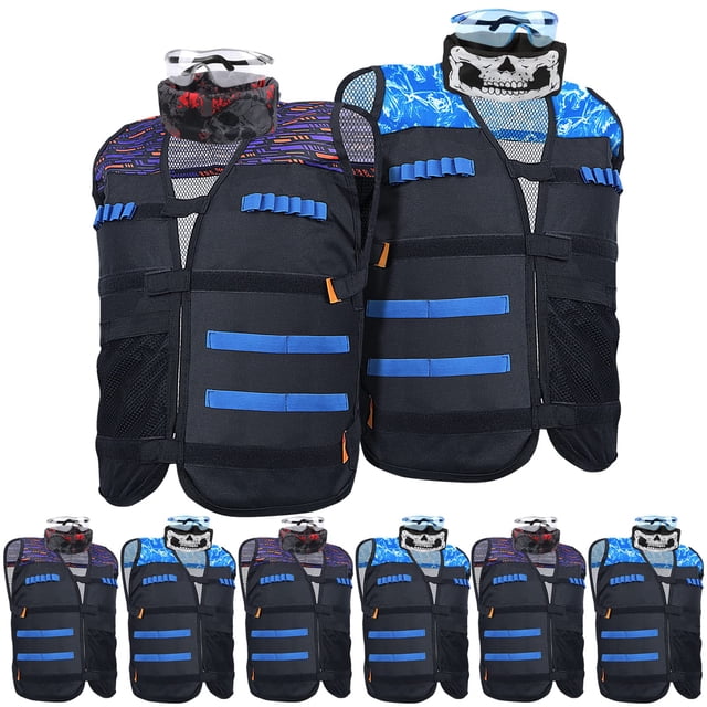 Kit de chaleco táctico POKONBOY para Nerf Guns N-Strike Elite Kids