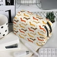 thumbnail image 7 of Sikiie Dachshund Print Flip Double-layer Pencil Case, All-purpose Stationery Bag for Study and Office, Zipper Design, Unisex, 7 of 7
