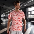 thumbnail image 3 of Wukai Cute Mushroom1 Print Men's Short-Sleeved Mesh T-Shirt,Quick-Dry Short Sleeve Workout T-Shirt-Medium, 3 of 8