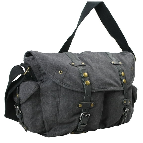 Vagarant Traveler 17" Large Casual Messenger Shoulder Bag C55.GRY