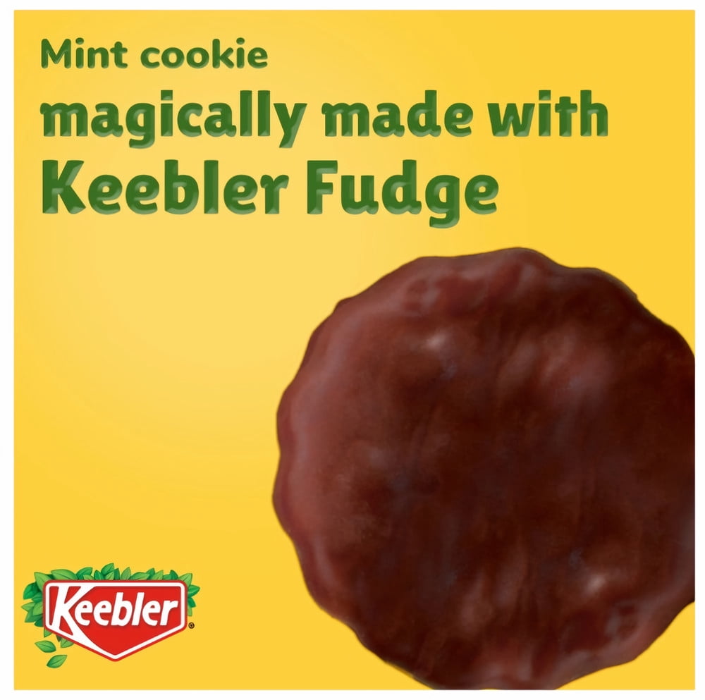 Keebler Fudge Mint Delights, Mint Cookies Dunked in Keebler Fudge, 10 oz (Pack of 8)