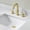Gold, variant on ANGELES HOME Widespread Bathroom Faucet 3 Hole, Deck Mounted Bathtub Basin Vanity Sink Faucet, 2 Handles Solid Brass Bathroom Faucet, Drain Assembly, Matte Black