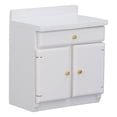thumbnail image 1 of Miniature Kitchen Cabinet, 1:12 Decorative Wear Resistance Sturdy Delicate Dollhouse Kitchen Cabinet  For Decoration, 1 of 8