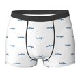 thumbnail image 6 of Men's Boxer Briefs, Cartoon Cool Shark _C Soft Comfy Mens Underwear Boxer Briefs Breathable With Widen Waist, 6 of 7