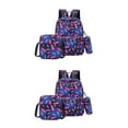 thumbnail image 2 of Minnieouse escolar unisex cómoda y de moda para estudiantes Mochilas escolares Mochilas escolares Pluma Pluma 2Conjunto, 2 of 6