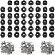 thumbnail image 1 of 120 Pcs Soft Cutting Board Rubber Feet With Stainless Steel Screws 0.28 X 0.59 For Furniture, Elect cy, 1 of 5