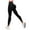 Black, variant on Women's Flared Yoga Pants Wide Straight Leg Sports Trousers with Pockets Black S