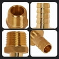 thumbnail image 4 of 10 Pcs Brass Male Reducing Adapter 5/16In Hose Barb X 1/8"In Mip Fitting Connect, 4 of 5
