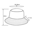 thumbnail image 2 of Warop Fisherman Hat,with Striped Grid Print, Sun Protection for Travel and Versatile Wear, 2 of 2