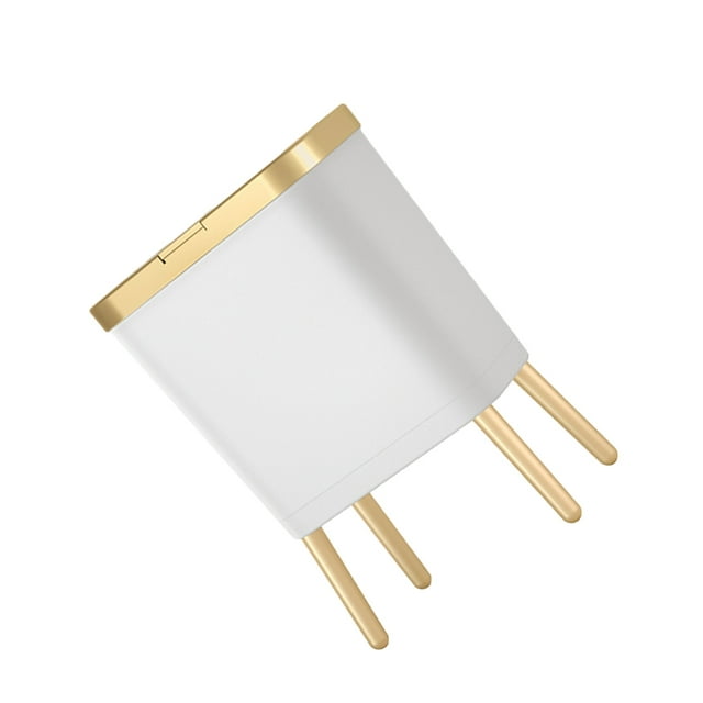 Cateissary Cesto de basura moderno y estrecho para cocina - Bote de basura fácil de usar con botón elegante Suministros de limpieza para el hogar Oro blanco (15L33.2*19.6*48.5cm
