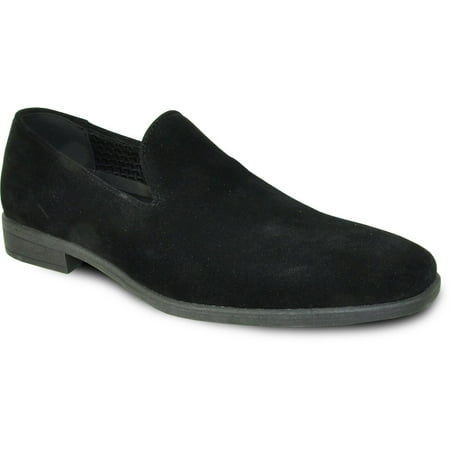 

Vangelo Men Dress Shoe KING-5 Loafer Slip On Formal Tuxedo for Prom and Wedding Black 10.5W