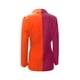 thumbnail image 4 of Gibobby Vestidos de sueter para mujer Falda de traje de cárdigan con cuello en V de negocios con patchwork de bloques de color para mujer(Rojo,G), 4 of 5
