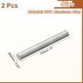 thumbnail image 2 of Uxcell Round Aluminum Rods, Aluminum Round Rod Solid Lathe Bar Stock for Industry Construction DIY Crafts 22m x 153mm 2, 2 of 5