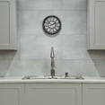 thumbnail image 6 of Palisade 11in x 4.5in Vinyl Wall Tile Sample in Frost Nickel, 6 of 12
