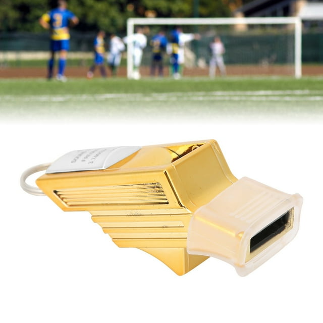ABS Arbitre Professionnel Formation Sifflet Durable Métal Détachable Design pour le Football Basket-Ball Volley-Ball