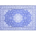 thumbnail image 1 of Ahgly Company Indoor Rectangle Medallion Blue Traditional Area Rugs, 7' x 9', 1 of 4