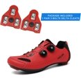 thumbnail image 2 of GHSDFBB Chaussures de Cyclisme pour Hommes avec Crampons Ensemble Compatible Vélo Peloton SPD Delta Crampons Chaussures de Cyclisme d'Intérieur pour Hommes Chaussures de Route, 2 of 6