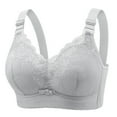 thumbnail image 4 of XUNKUSGA 3PC Womens Bras Lightly Wirefree Unpadded Lace Bras for Women Comfortable Full Coverage Women's Bras for Everyday Wear Minimizer Bras for Women S-XL, 4 of 5