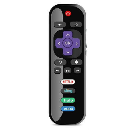 TCL Roku Replacement RC280 Ultra Remote Control with Netflix Sling Hulu Vudu Key 32S301 43S403