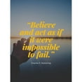 thumbnail image 3 of ArtsyQuotes 19x24 Black Modern Framed Museum Art Print Titled - Charles F. Kettering Quote: Impossible to Fail, 3 of 5