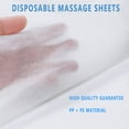 thumbnail image 5 of Disposable Massage Table-Bed Sheets - 31.5" x 71" Waterproof Bed Covers - Non-Woven Sanitary Flat Sheets Use at Home Salon & Spa Beds Medical Exam Tables Tattoo Parlors & More, 5 of 7