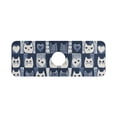 thumbnail image 7 of Yayeee Faucet Mat for Kitchen Sink 14.7" Diatomite Long Splash Guard Pad, Blue Cats and Hearts, 7 of 7