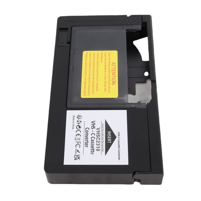 Camcorder Tape Adapter, User Friendly ABS Cassette Converter for VHSC Tapes
