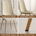 thumbnail image 6 of Dining Chairs Set of 4, Modern Style Dining Kitchen Room Upholstered Side Chairs, 6 of 8