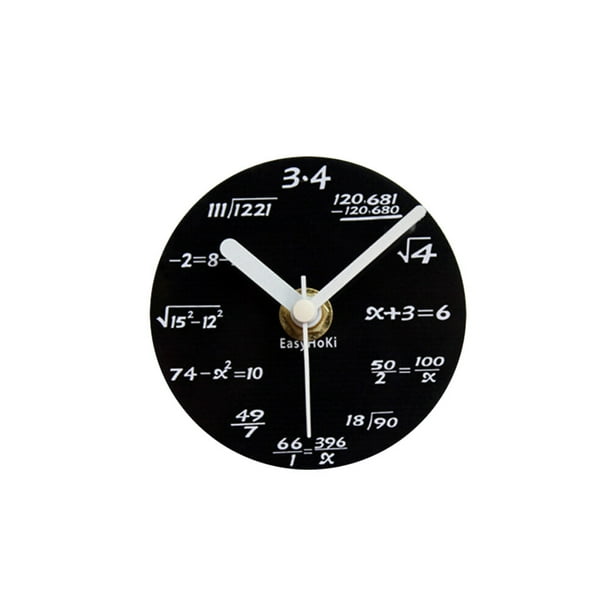 Clock Fridge Clock Creative Mathematical Formula Refrigerator Clock Round Wall