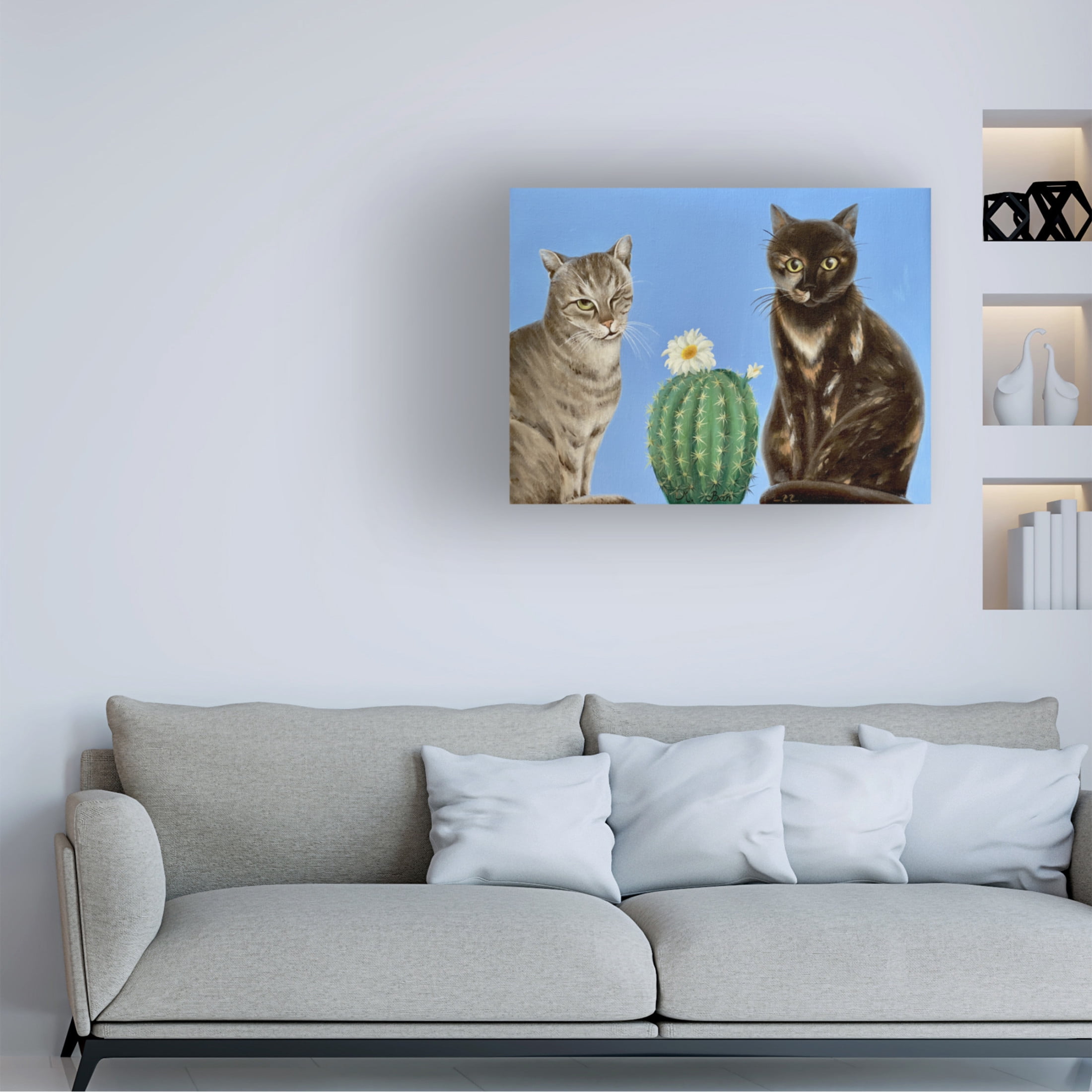 Magdolna Ban 'Discord, 2022' Canvas Art - 19 x 14 Inches