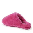 thumbnail image 2 of Fireside By Dearfoams Women's Shelly Beach Genuine Shearling Scuff Slippers, 2 of 5