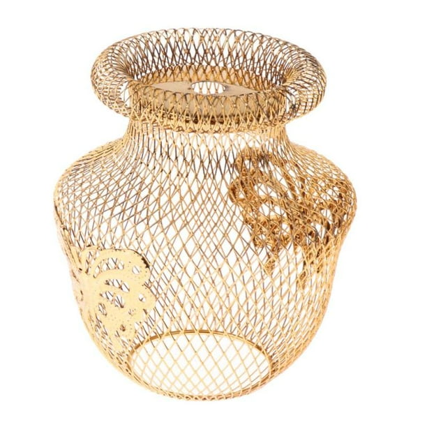Creative Lamp Shades Cover Pendant Lampshade Iron Without Line Gold 1 Com Creative Lamp Shades Cover Pendant, How Do You Line A Lampshade With Gold