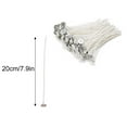 thumbnail image 5 of Yuehao Candle Wicks 20cm Pre Waxed Roll Eco-Friendly Cotton Core Candle Wicks(100 Count), 5 of 9