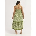 thumbnail image 2 of Sofia Jeans Women's and Women's Plus Tie Front Maxi Dress, Sizes XS-4X, 2 of 6